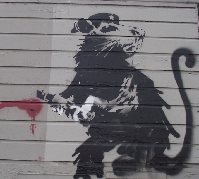 Haight Street Rat by Banksy