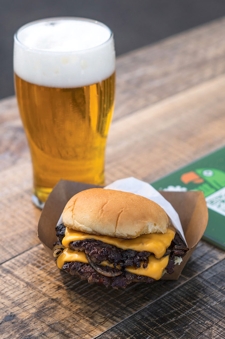 Smashburger&IPA_credit James Dean Ryerson/Green Cheek Beer Co.
