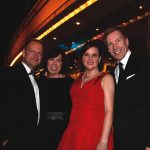 1 Bill Peters of Louis Vuitton, Debra Gunn Downing and Kathryn Cenci of South Coast Plaza, Michael Moser of Harry Winston