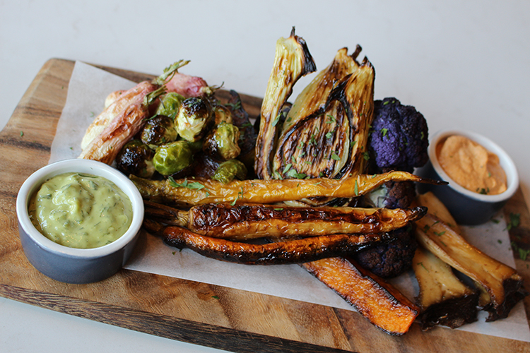 True Food Kitchen's roasted seasonal vegetable board