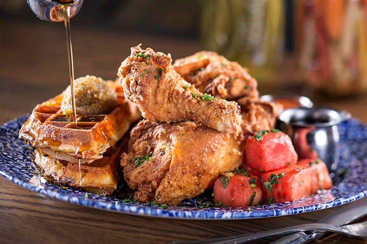 Yardbird Southern Kitchen-&-Bar- Chicken & Waffle