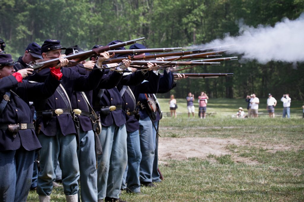 Civil War reenactment