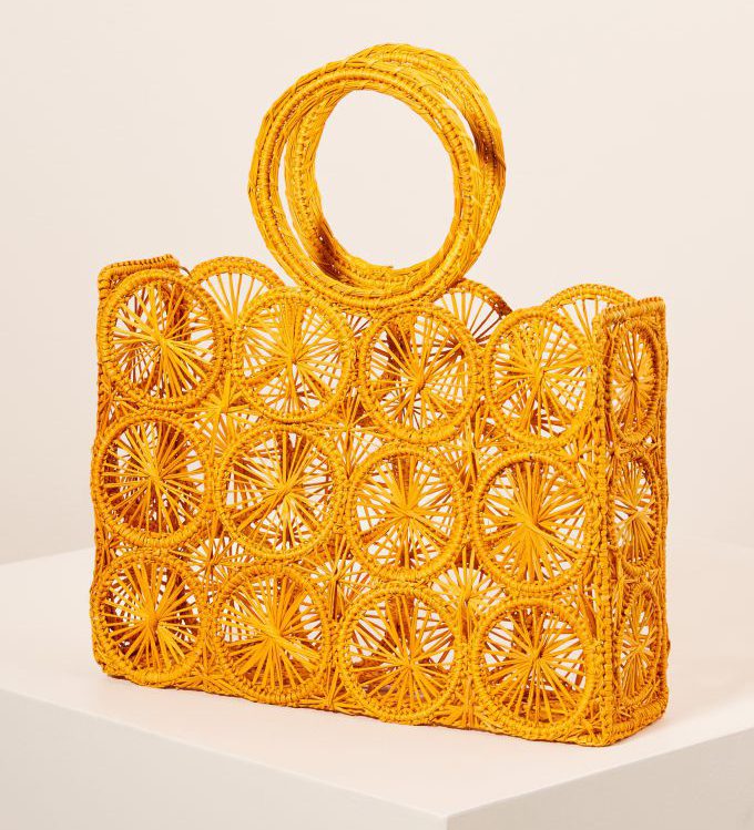 Knowing the intricate detailing of this SALAMINA TOTE was created by the Kaanas brand