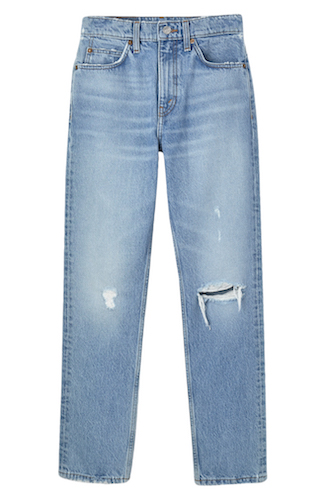 ReDone_'70s High Waist Distressed Straight Leg Jeans