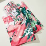 Heavenly Hibiscus Quick Dry Beach Towel – Tommy Bahama 2021 Folded with Pouch