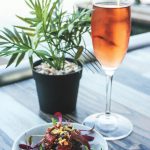 tuna tartare with rose