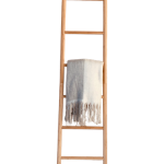 Nancy Snell Bamboo Blanket Ladder at Seaside Gallery & Gifts