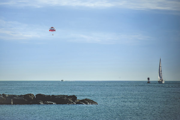 California Parasail 800 foot flight