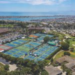The Tennis and Pickleball Club at Newport Beach drone shot_credit Mango House Media