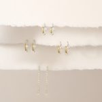 gorjana lab grown diamond huggies